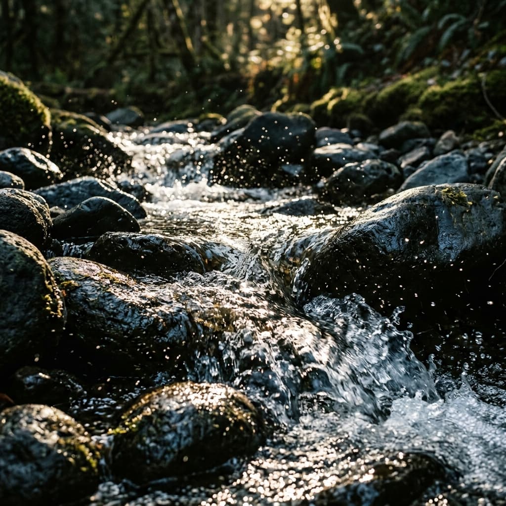 Crystal clear water source